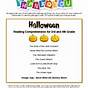 Halloween Reading Comprehension 3rd Grade