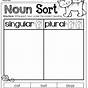 Singular And Plural Worksheets