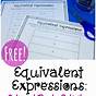 Equivalent Expressions Worksheet 2nd Grade