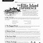 Ellis Island Kindergarten Worksheet
