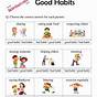 Good Habits Outline Worksheet
