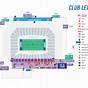 Ford Field Seating Chart With Rows And Seat Numbers