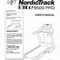 Nordictrack Elite 1000 Manual