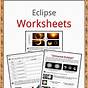 Eclipse Kindergarten Worksheet