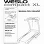 Weslo Treadmill 831.297100 User Manual