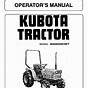 Kubota B7510 Manual