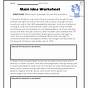 Summarizing Main Idea And Details Worksheets