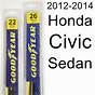 Wiper Blades For 2014 Honda Civic