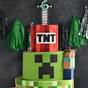 Pictures Of A Minecraft Cake