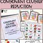 Consonant Cluster Reduction Worksheet