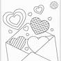 Printable Valentines Day Cards To Color Pdf