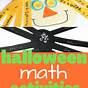 Halloween Math Activities Free