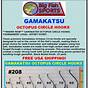 Gamakatsu Octopus Hook Size Chart