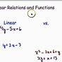 Linear Vs Nonlinear Functions Worksheet