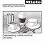 Miele Built In Coffee Maker Manual