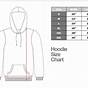 Comfy Hoodie Size Chart