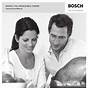Bosch 500 Series Manual