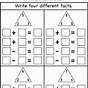 Multiplication Fact Family Worksheets
