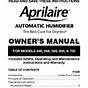 Aprilaire 8800 Installation Manual