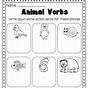 Printable Verbs Worksheets 1st Grade