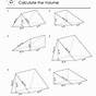 Triangular Prism Volume Worksheets