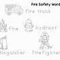 Fire Safety Preschool Worksheets