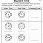 Fifth Grade Elapsed Time Worksheet