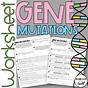 Gene Mutation Practice Worksheet