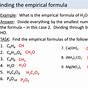 Molecular And Empirical Formula Worksheet