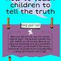 Teaching Children About Telling The Truth