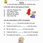 English Verbs Worksheets