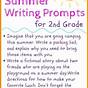 Summer Writing Prompts For 3rd Grade