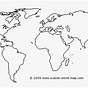 Simple World Map Outline