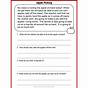 Fall Reading Comprehension Worksheets