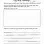 Egg Drop Challenge Worksheet