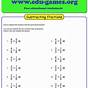 Fractions Adding And Subtracting Worksheet