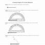 Drawing Angles Using A Protractor Worksheets