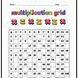 Fill In Multiplication Chart Printable