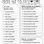 Contractions And Possessives Worksheet