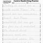 Handwriting Practice Sheets 2nd Grade