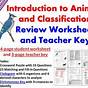 Intro To Animals And Classification Review Worksheet