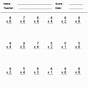 First Grade Multiplication Worksheet