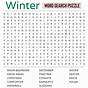 Winter Word Searches Printable