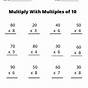 Multiply Multiples Of 10 Worksheets