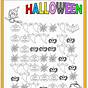 Halloween Worksheet For Kids