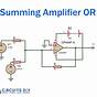 Non Inverting Summing Amplifier Circuit Diagram