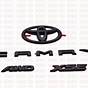 Toyota Camry Emblem Overlay