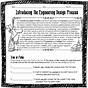 Engineering Design Process Worksheet For Kids