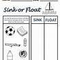 Float Or Sink Worksheets