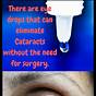 Eye Drop Regimen For Cataract Surgery